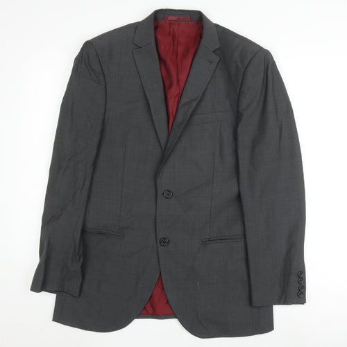 Next Men's Grey Blazer 38S Business