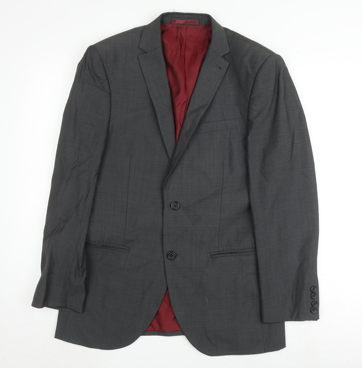 Next Men's Grey Blazer 38S Business