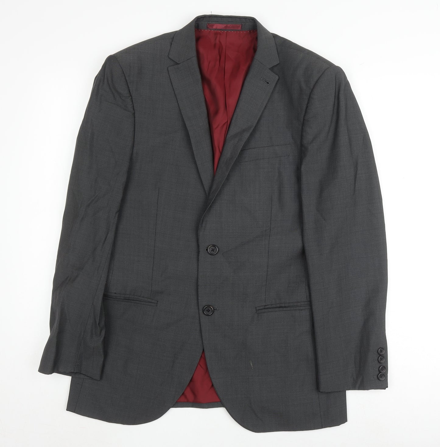 Next Men's Grey Blazer 38S Business