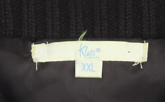 Klass Women's Black Waistcoat 2XL