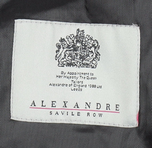 Alexandre Savile Row Grey Wool Men's Blazer 40L