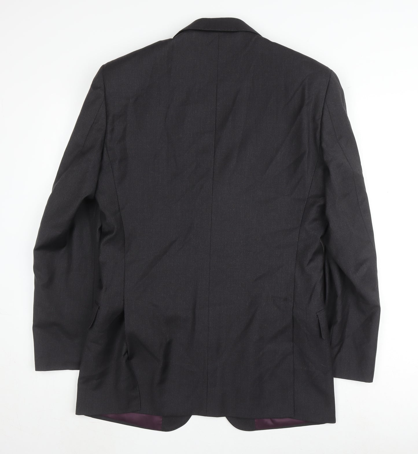 T.M. Lewin Men's Grey Wool Blazer 40R