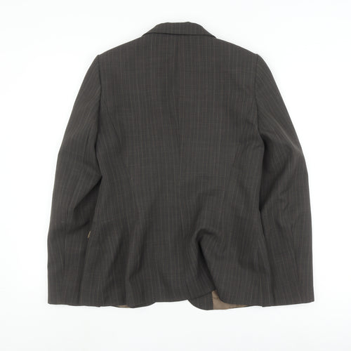 Bay Women's Grey Pinstripe Blazer Size 12