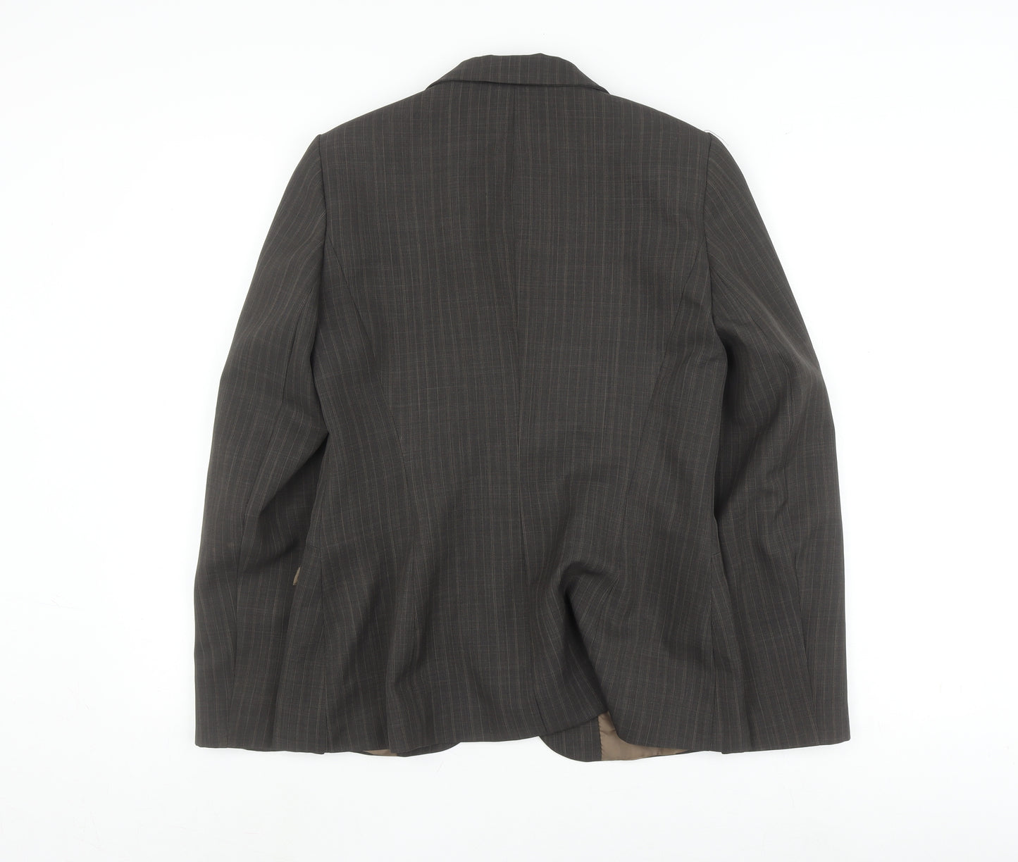 Bay Women's Grey Pinstripe Blazer Size 12