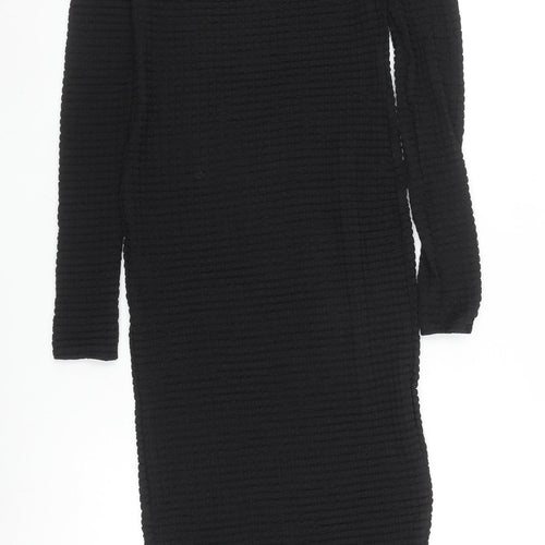 Zara Women's Black Long Sleeve Dress Size S