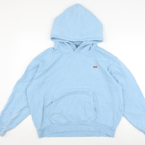 Levi's Blue Hooded Pullover for Men - Size M