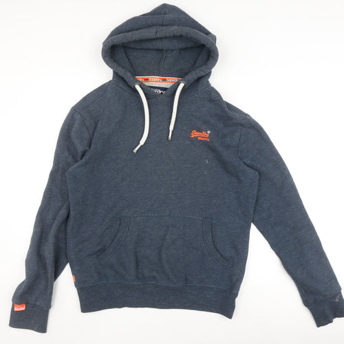Superdry Men's Blue Pullover Hoodie S