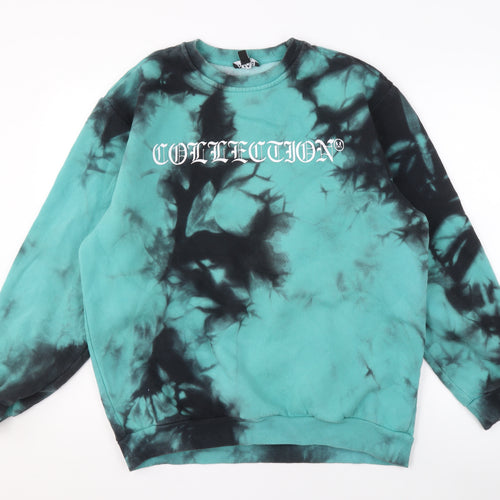 boohooMAN Men's Multicoloured M Graphic Sweatshirt