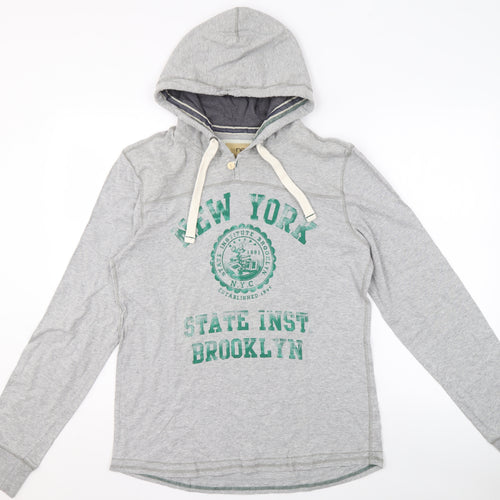 Next Men’s Grey College Hoodie Size M