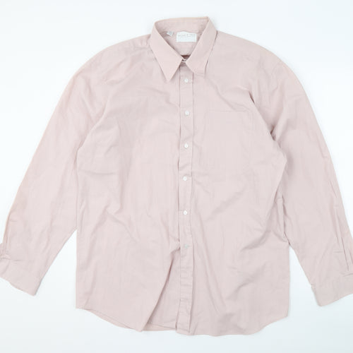 Woods & Gray Men's Beige Long Sleeve Button-Up Shirt