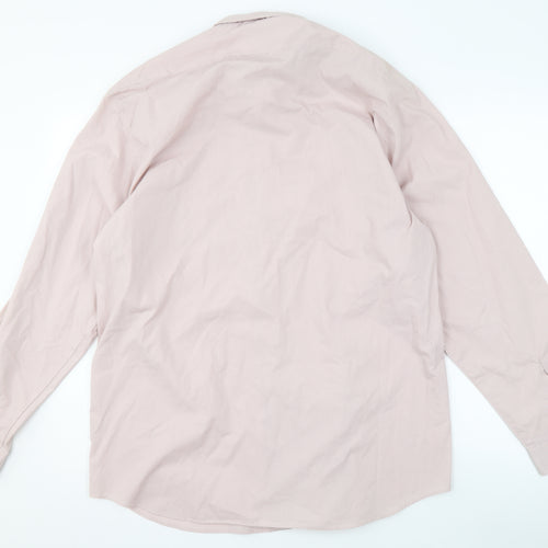 Woods & Gray Men's Beige Long Sleeve Button-Up Shirt