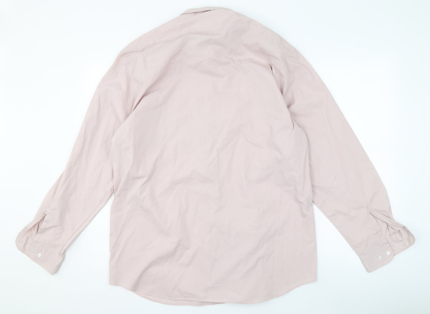 Woods & Gray Men's Beige Long Sleeve Button-Up Shirt