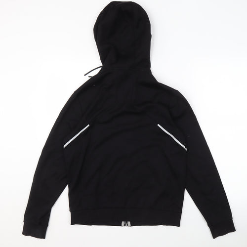 Hugo Boss Men's Black Full Zip Hoodie S, Reflective