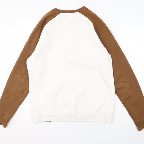Pull & Bear Men's Brown S Pullover Sweatshirt