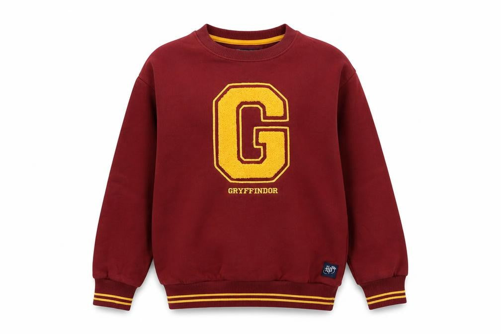 Front view of Marks & Spencer boys’ red harry potter sweatshirt 9-10 years