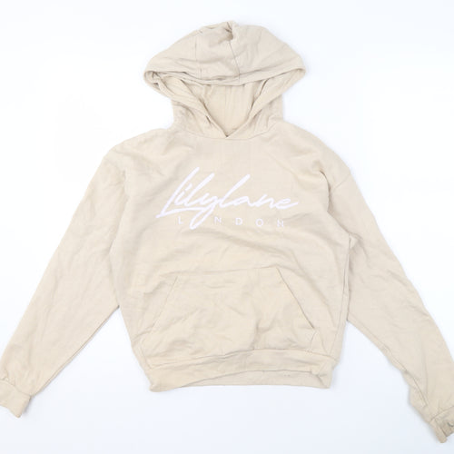 Lilylame London Boys Beige 13 Years Pullover Hoodie