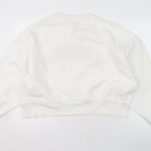 Harvard Women’s White Sweatshirt, M, Casual University Style
