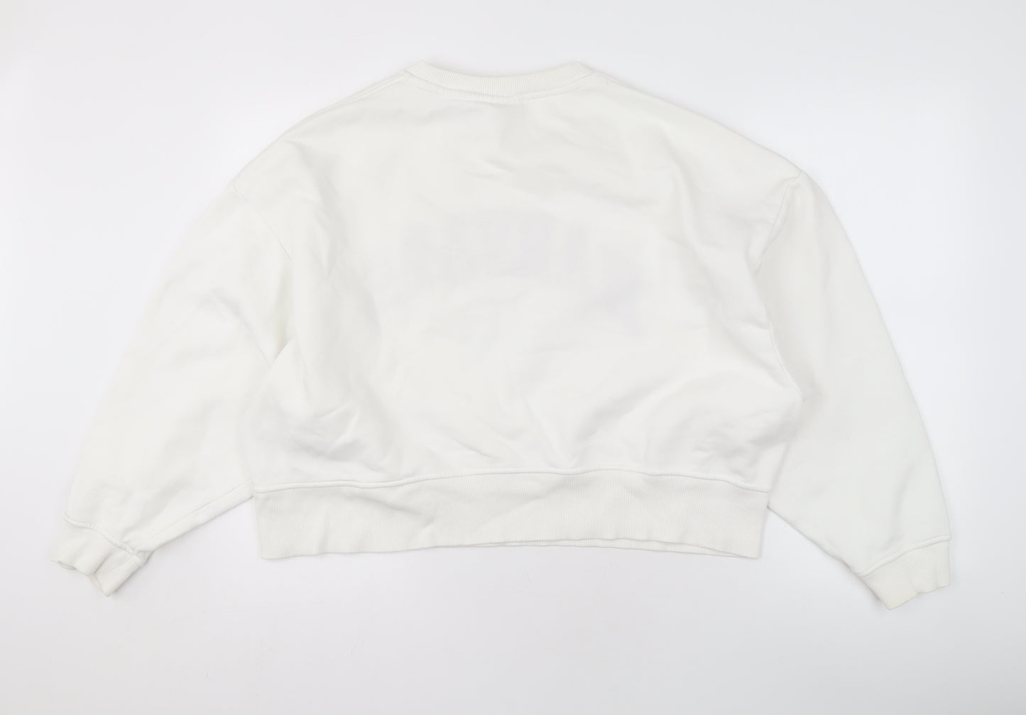 Harvard Women’s White Sweatshirt, M, Casual University Style