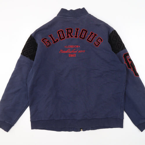 Glorious Gangsta Men's Blue Varsity Jacket XL