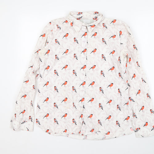 Gibson & Birkbeck Women's Multicoloured 12 Bird Button-Up Shirt