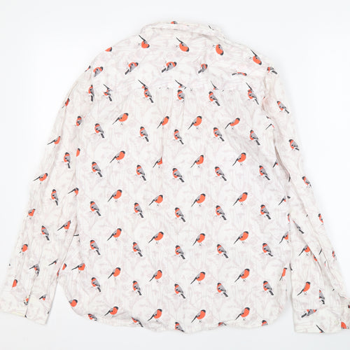 Gibson & Birkbeck Women's Multicoloured 12 Bird Button-Up Shirt