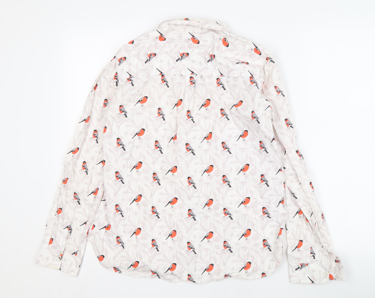 Gibson & Birkbeck Women's Multicoloured 12 Bird Button-Up Shirt