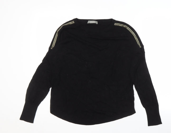 Oasis Women's Black Pullover Jumper - M