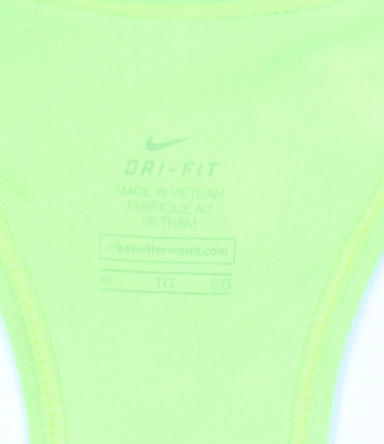 Nike Women's Green XL Sports Bra - Moisture Wicking