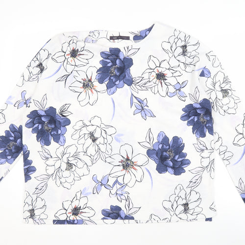 Marks and Spencer Women's Floral Top Size 12 Multicoloured