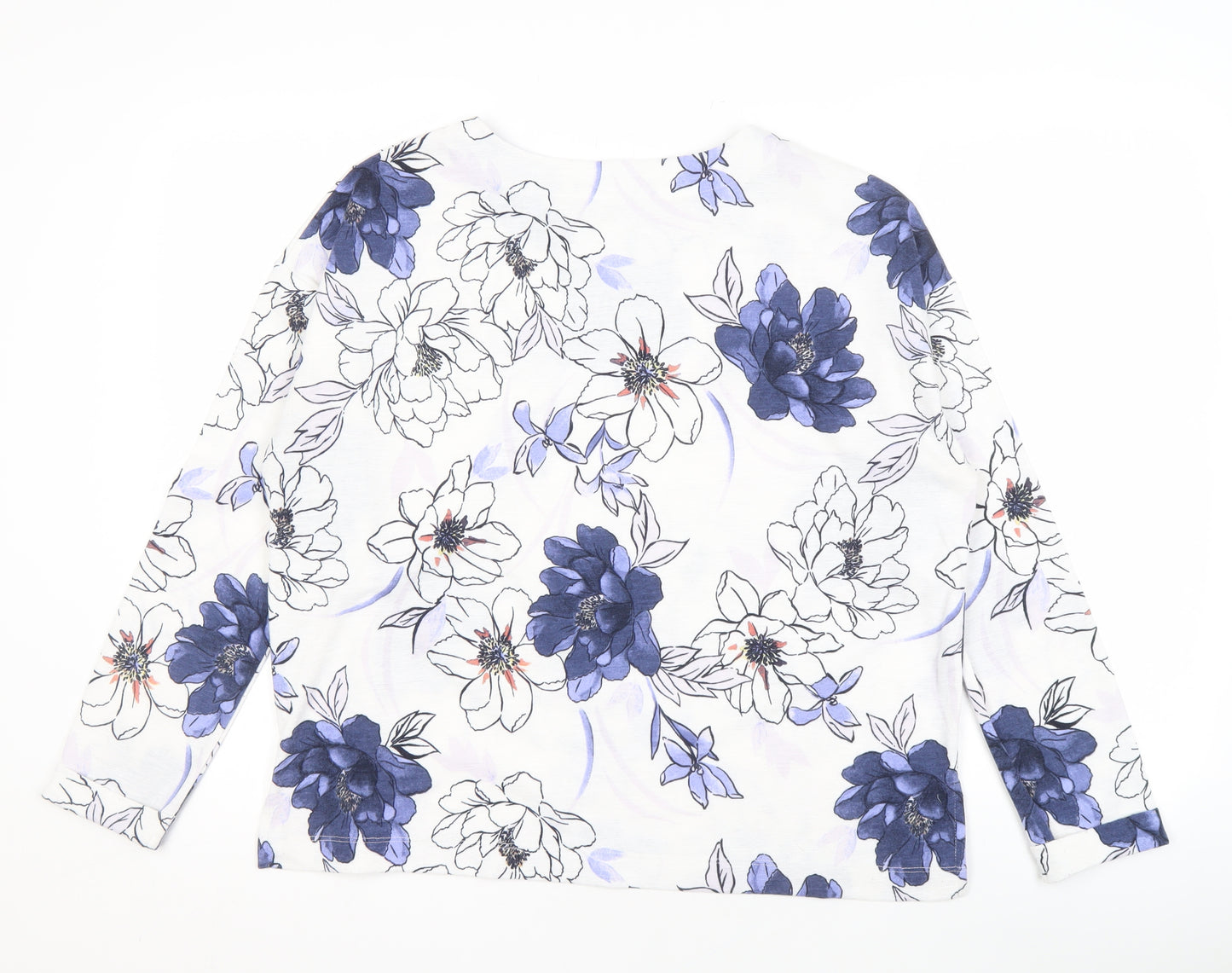 Marks and Spencer Women's Floral Top Size 12 Multicoloured