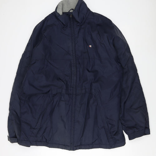 Champion Men's XL Blue Basic Jacket - Casual & Stylish