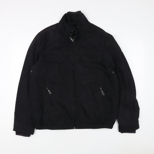 Jeff Banks Men's M Black Polyester Jacket