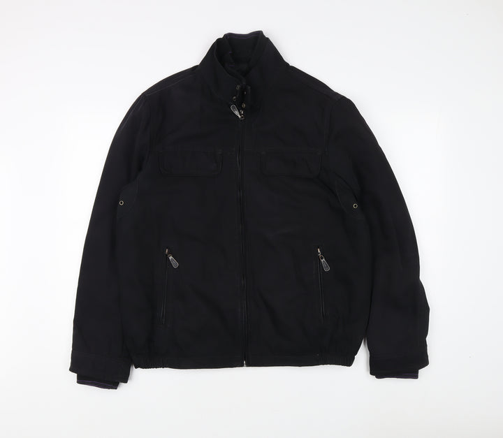 Jeff Banks Men's M Black Polyester Jacket