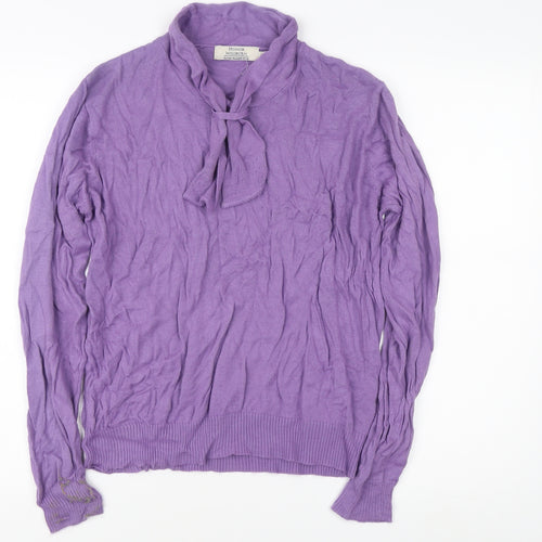 Honor Millburn Women's Purple Knit Jumper Size M