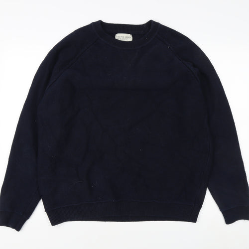 Racing Green Blue Men's Large Pullover Jumper