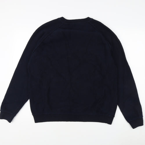 Racing Green Blue Men's Large Pullover Jumper