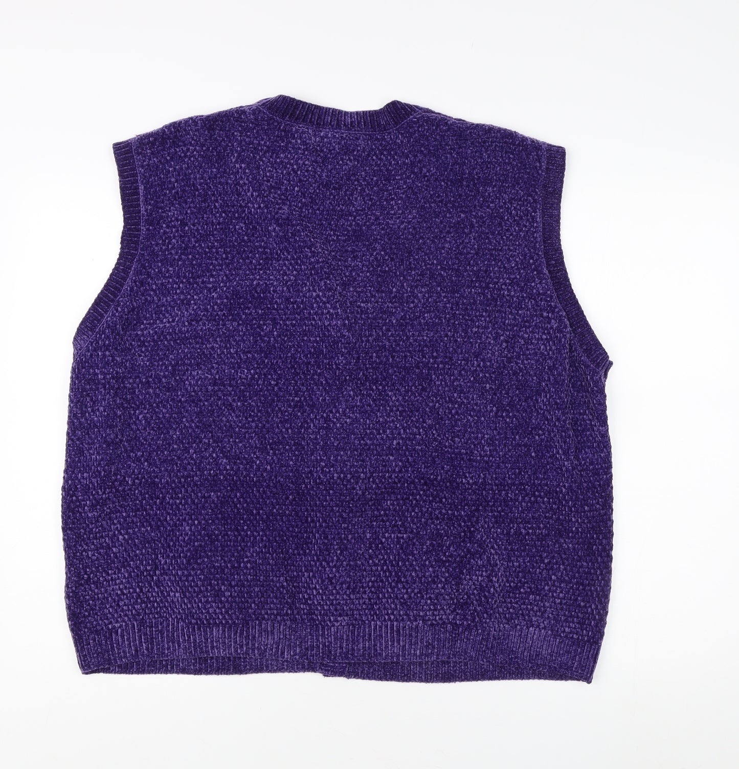 Honor Millburn Women's Purple XL Vest with Buttons