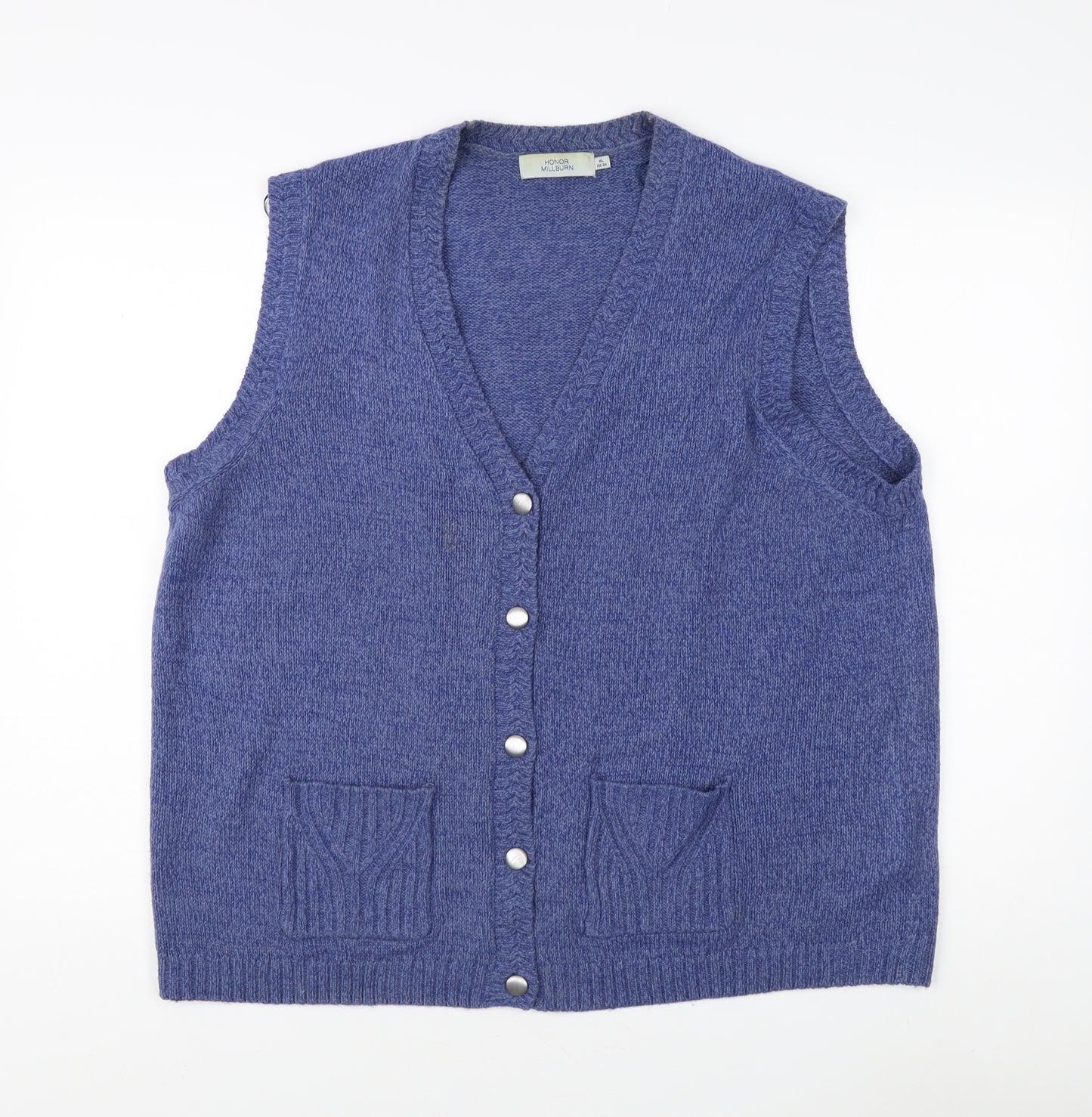 Honor Millburn Women's Purple Acrylic Vest XL
