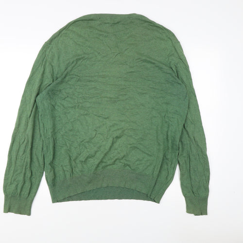 Gap Men's Green XL V-Neck Pullover Jumper