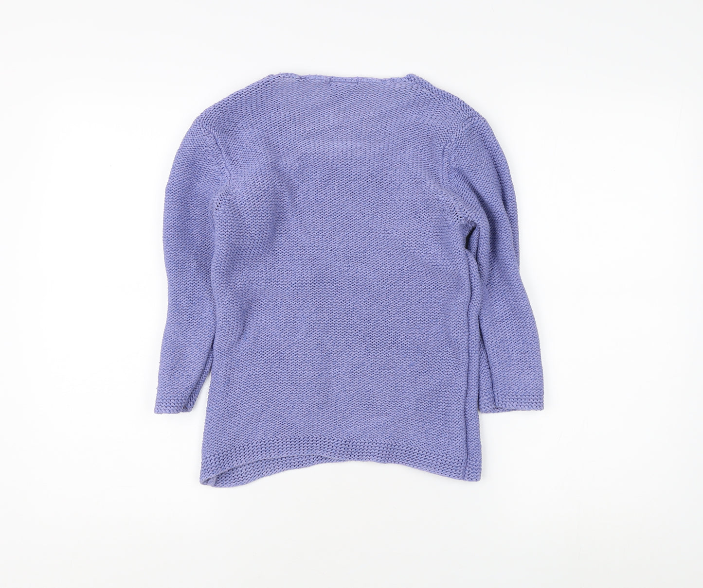 Minuet Women's Purple Cable-Knit Pullover Jumper, Size 12
