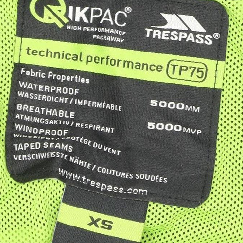 Trespass Men's Black XS Windbreaker Outdoor Jacket
