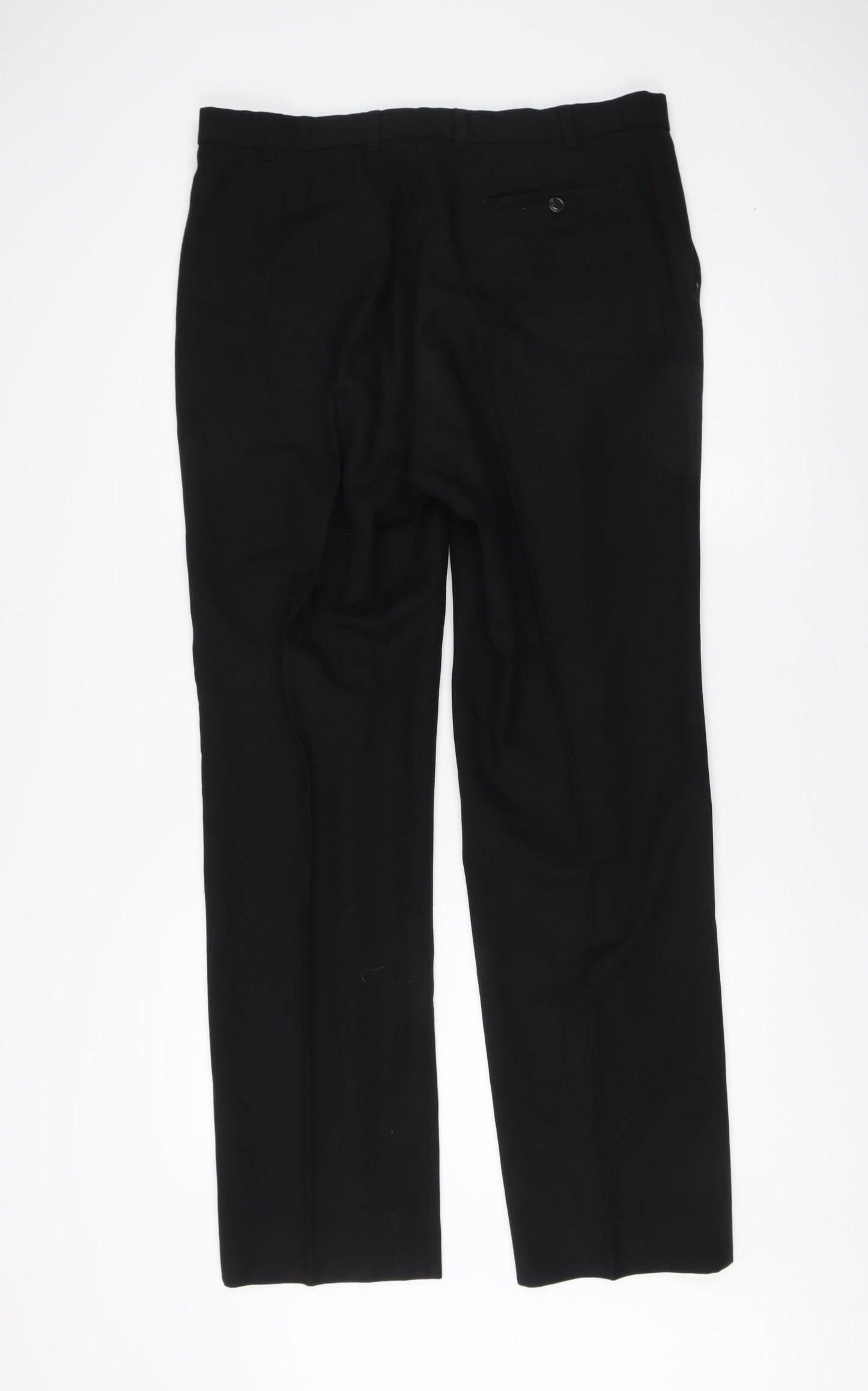 Marks and Spencer Men's Black Formal Trousers 36
