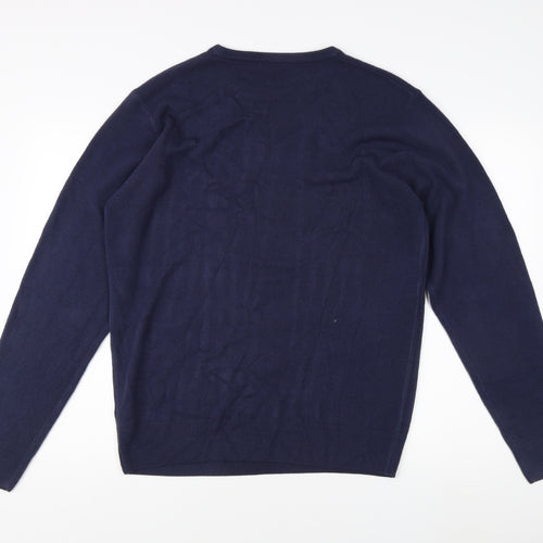 Woodville Men's Blue XL Pullover Jumper