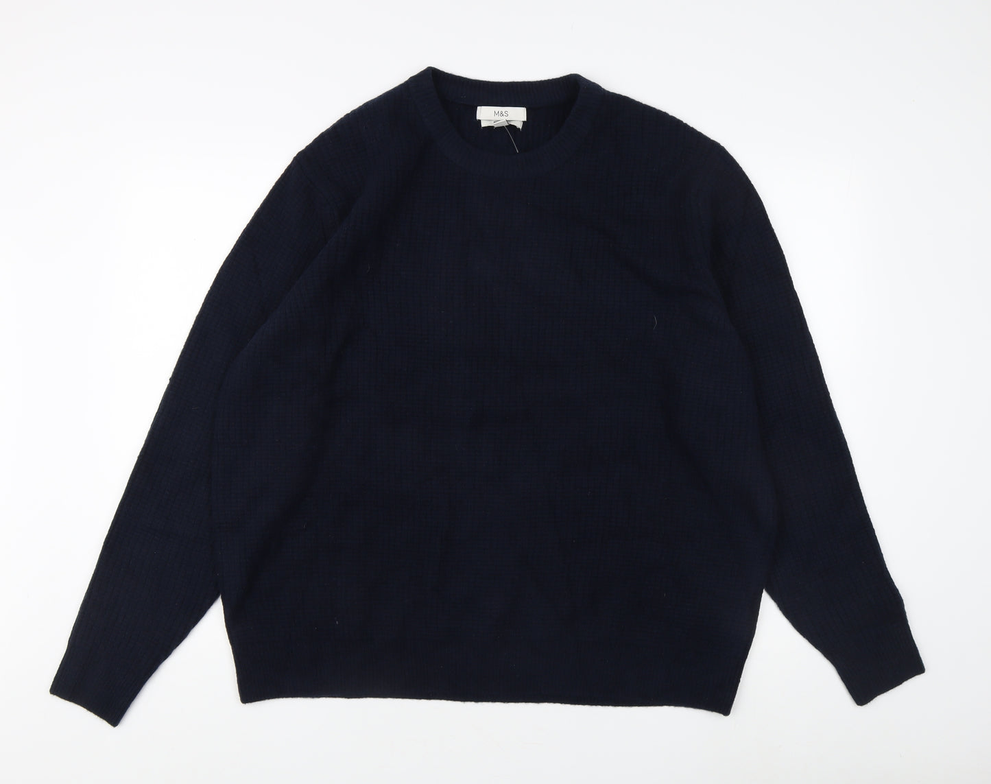 Marks and Spencer Men's Black 2XL Pullover Jumper