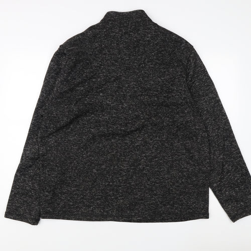 Crane Men's XL Black 1/4 Zip Sweatshirt