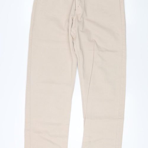 Katharine Hamnett Women's Beige Straight Jeans, Size 6