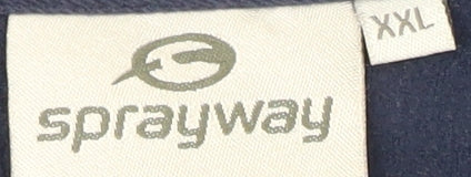 Sprayway Men's Blue Basic Jacket, 2XL, Full Zip