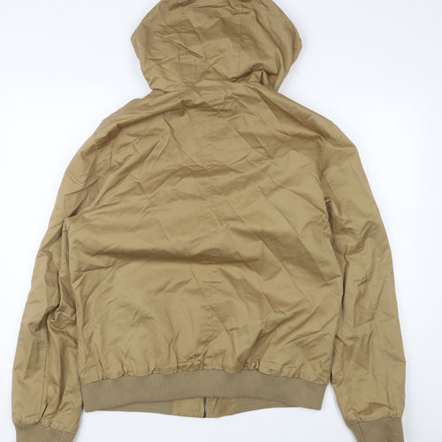 River Island Men's Beige L Hooded Windbreaker Jacket