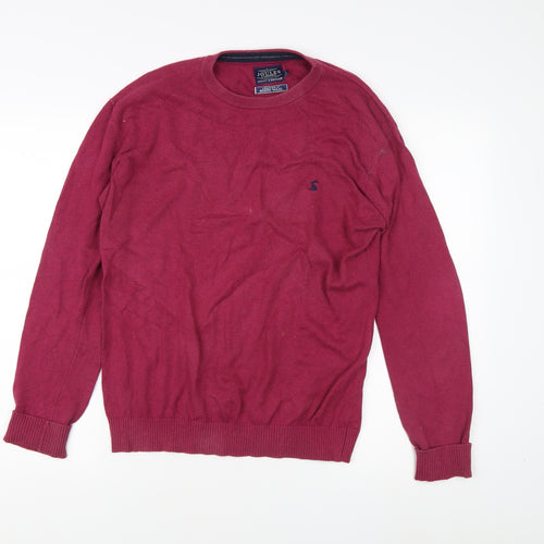 Joules Men's Red Pullover Jumper, Size S