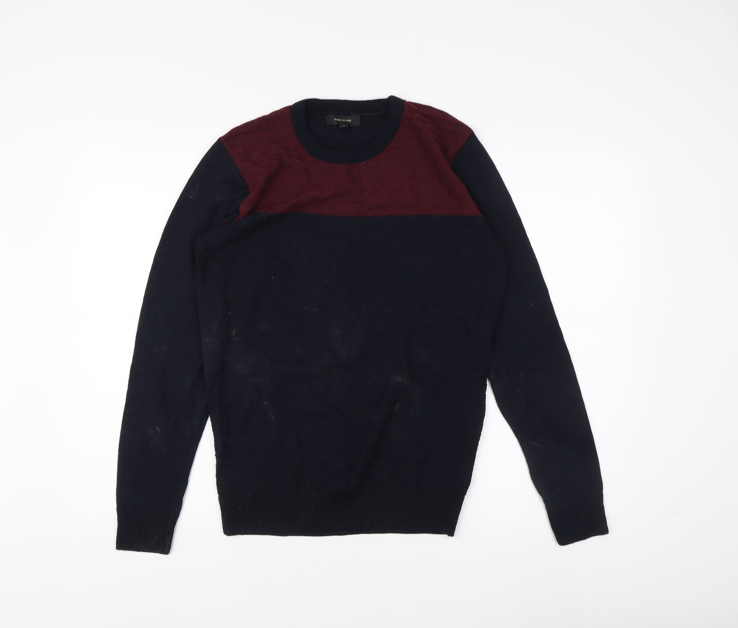 River Island Men's Multicoloured Pullover Jumper M